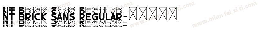 NT Brick Sans Regular字体转换